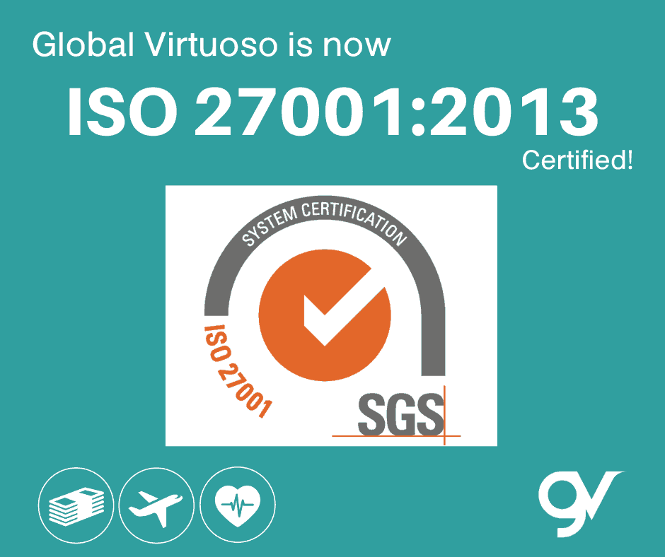 Global Virtuoso earns ISO 27001:2013 Certification